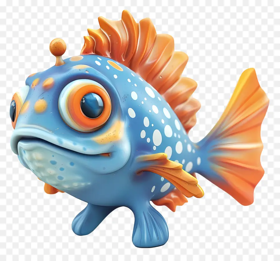 حيوانات البحر，سمكة زرقاء PNG