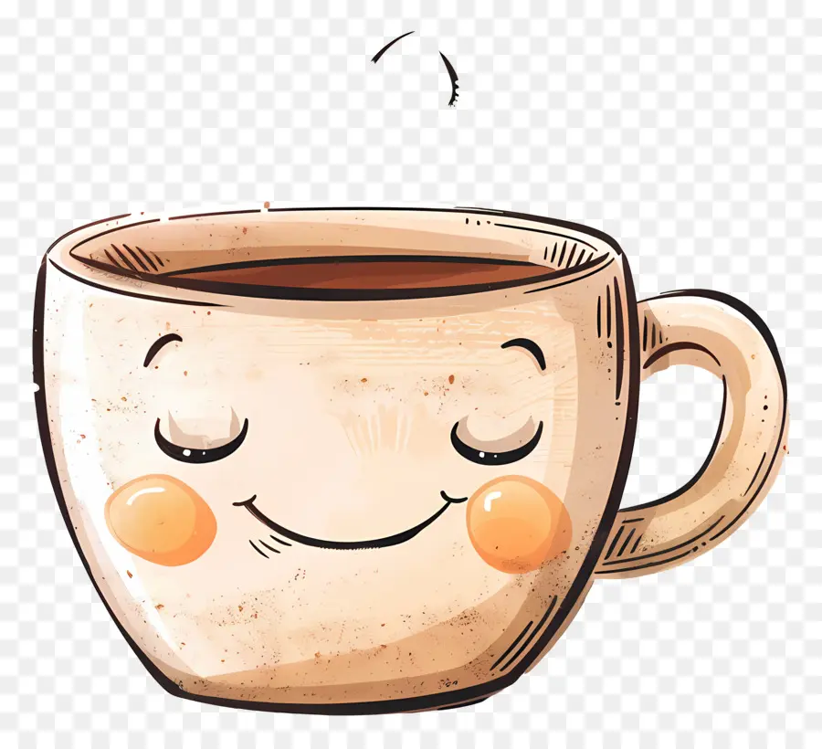 فنجان قهوة لطيف，الكرتون القهوة PNG
