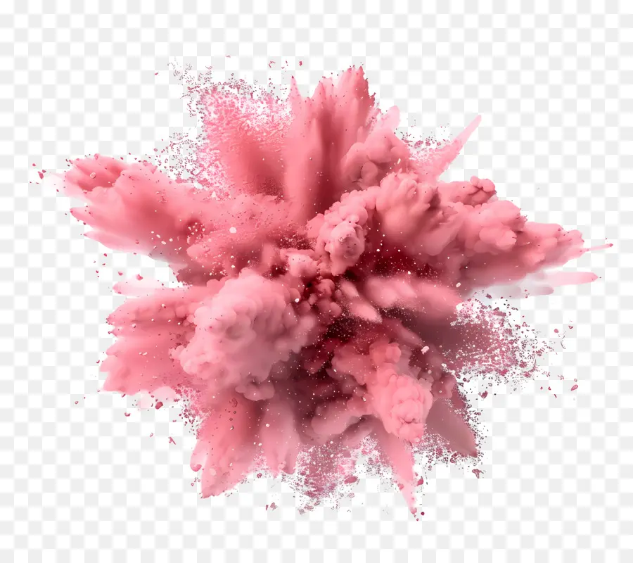 مسحوق الانفجار，انفجار مسحوق الوردي PNG