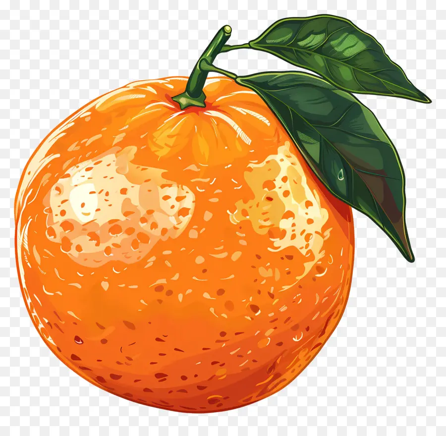 فاكهة البرتقال，لوحة واقعية PNG