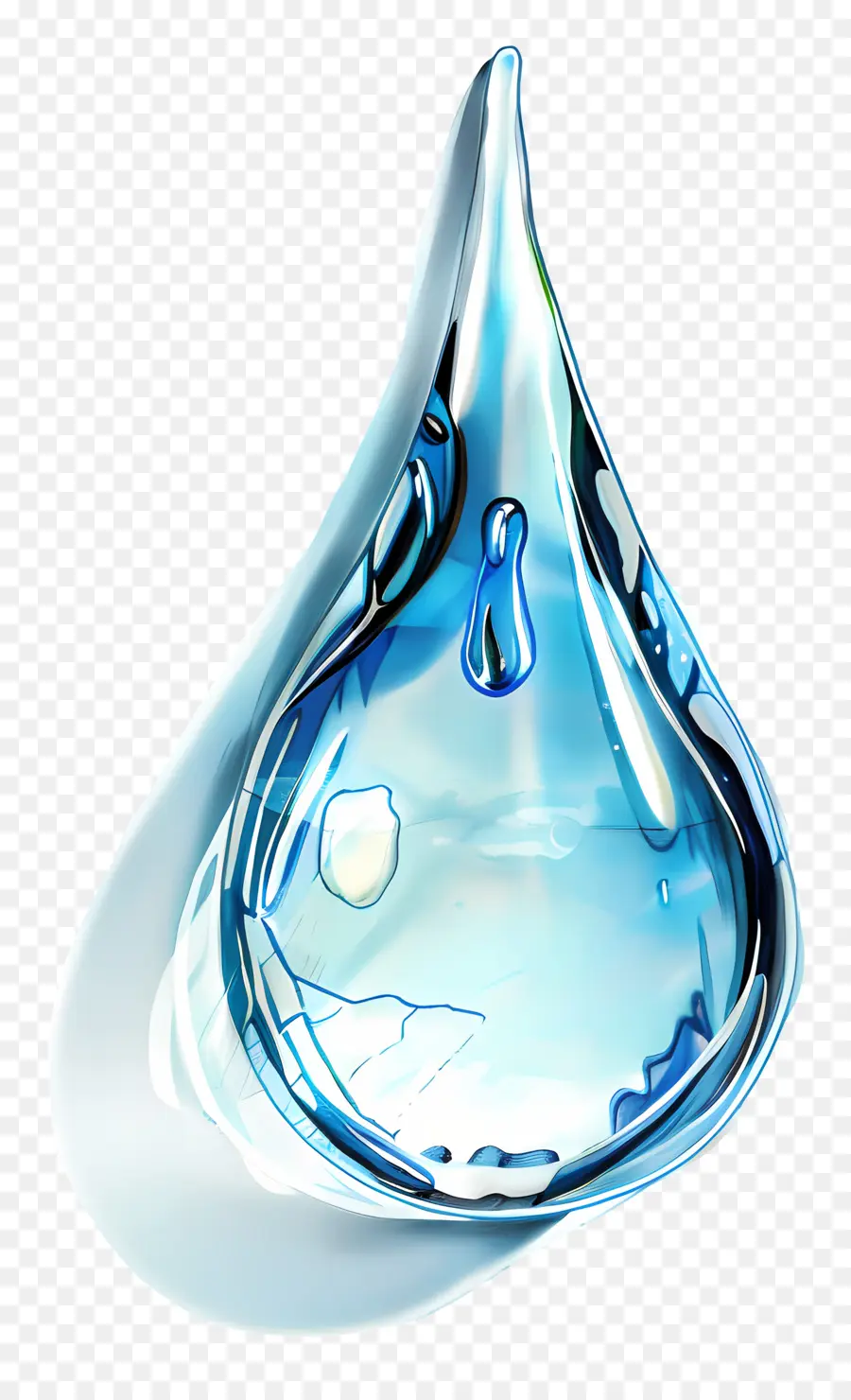 قطرة الماء，الزجاج PNG