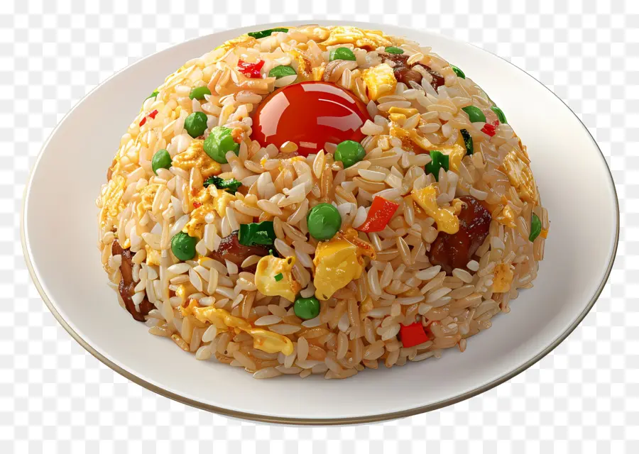 الأرز المقلي，وصفة الأرز المقلي PNG