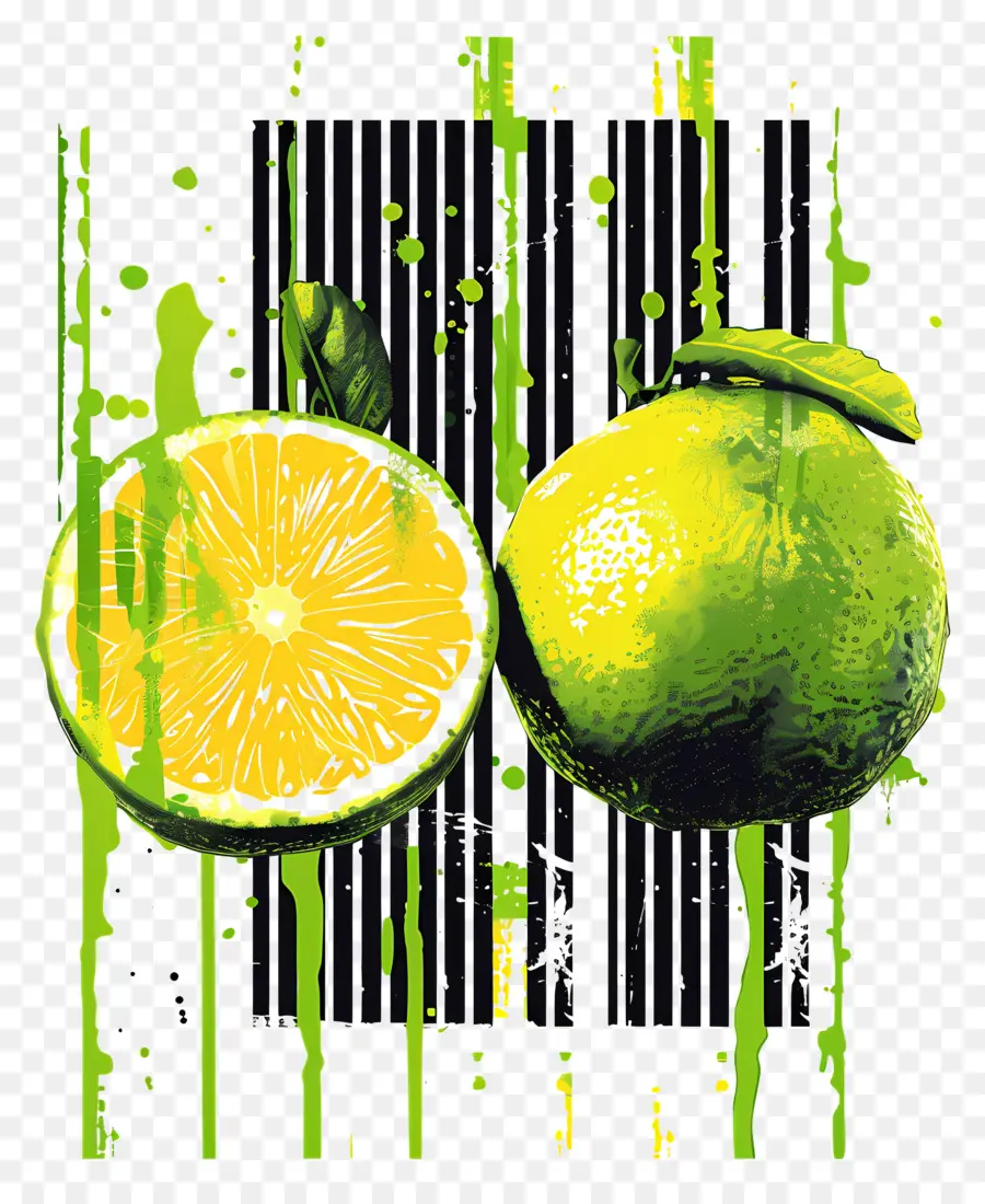 الإبداعية الباركود，الليمون الحامض PNG