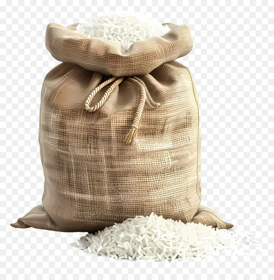 كيس الأرز，الأرز الأبيض PNG