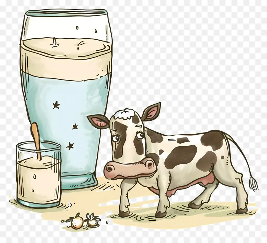 يوم الحليب العالمي，البقرة PNG