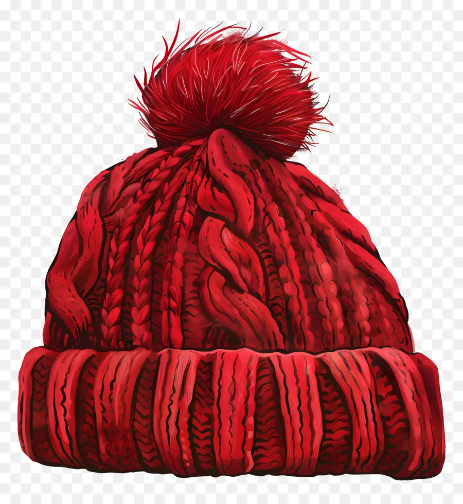 قبعة حمراء，قبعة متماسكة PNG