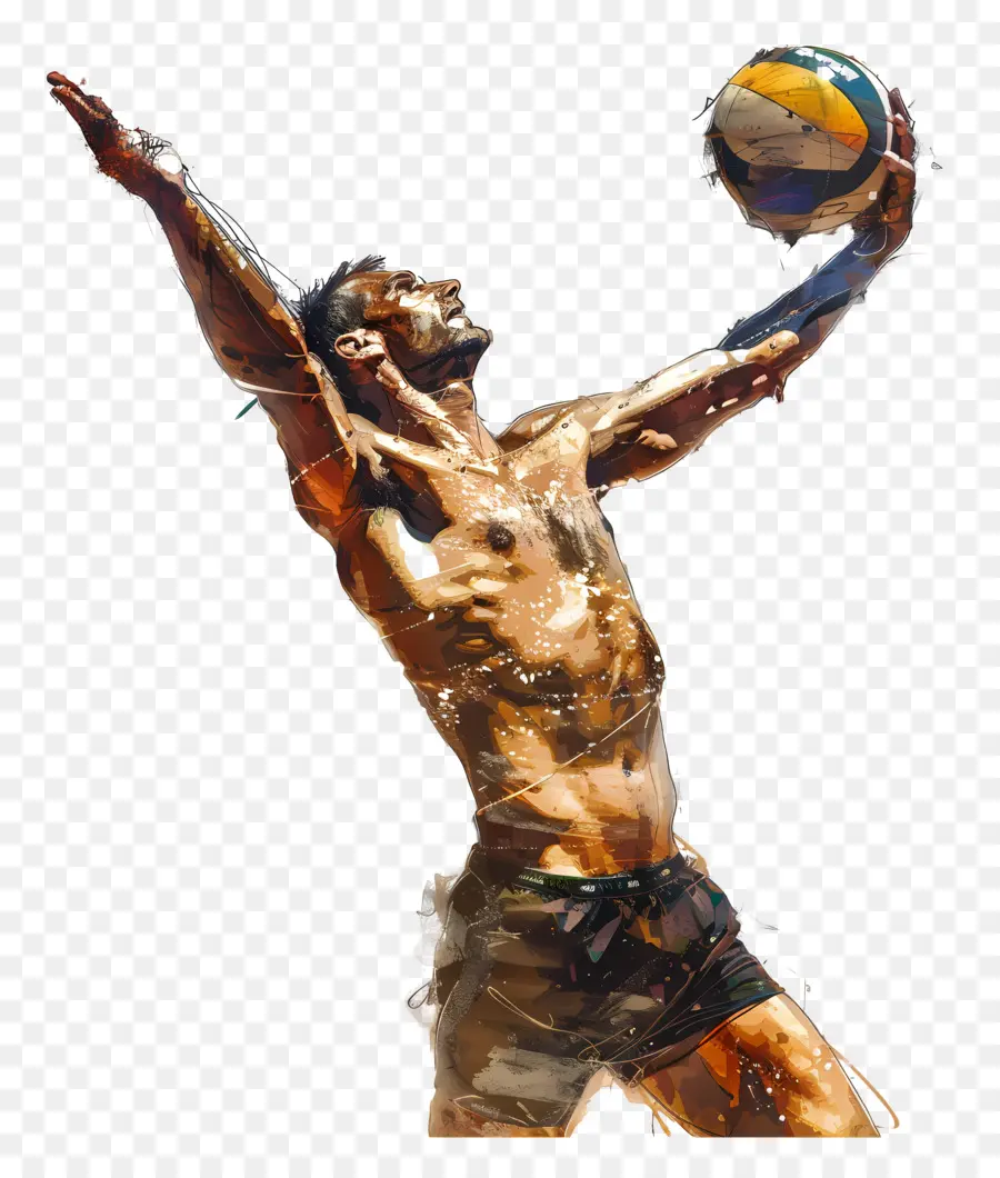 الكرة الطائرة الشاطئية，لاعب الكرة الطائرة الذكور PNG