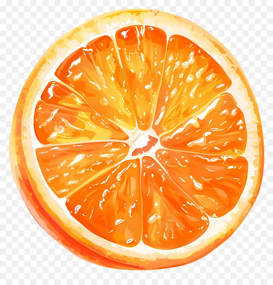 شريحة الفاكهة البرتقالية，شريحة البرتقال PNG