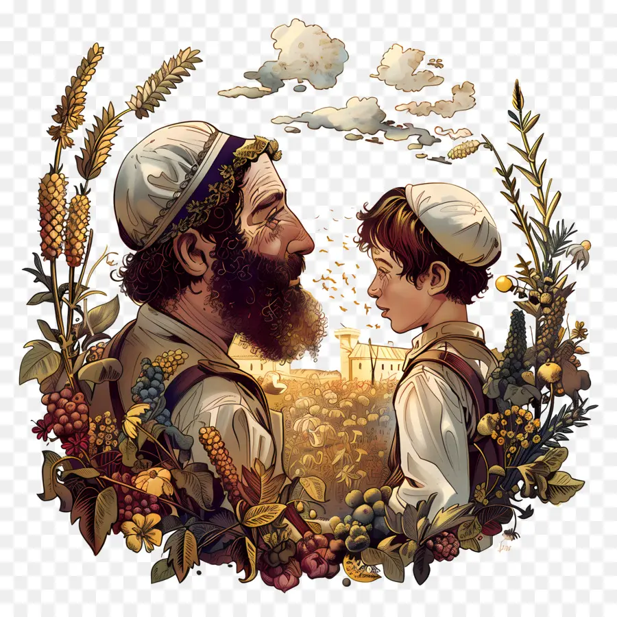 عيد نزول التوراة，الملابس اليهودية التقليدية PNG