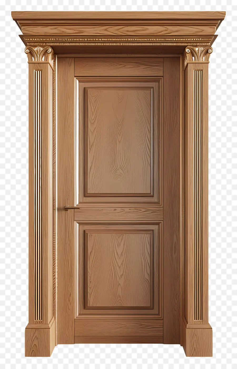 إطار الباب，الباب الخشبي PNG