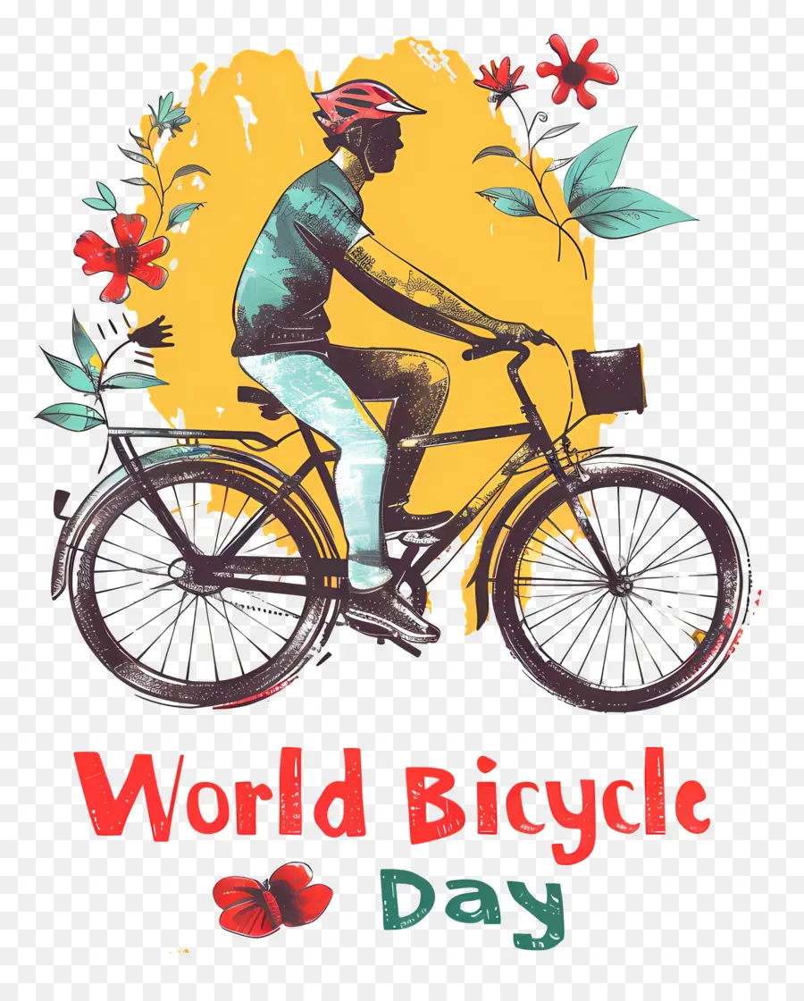 عالم الدراجات اليوم，رجل ركوب الدراجة PNG