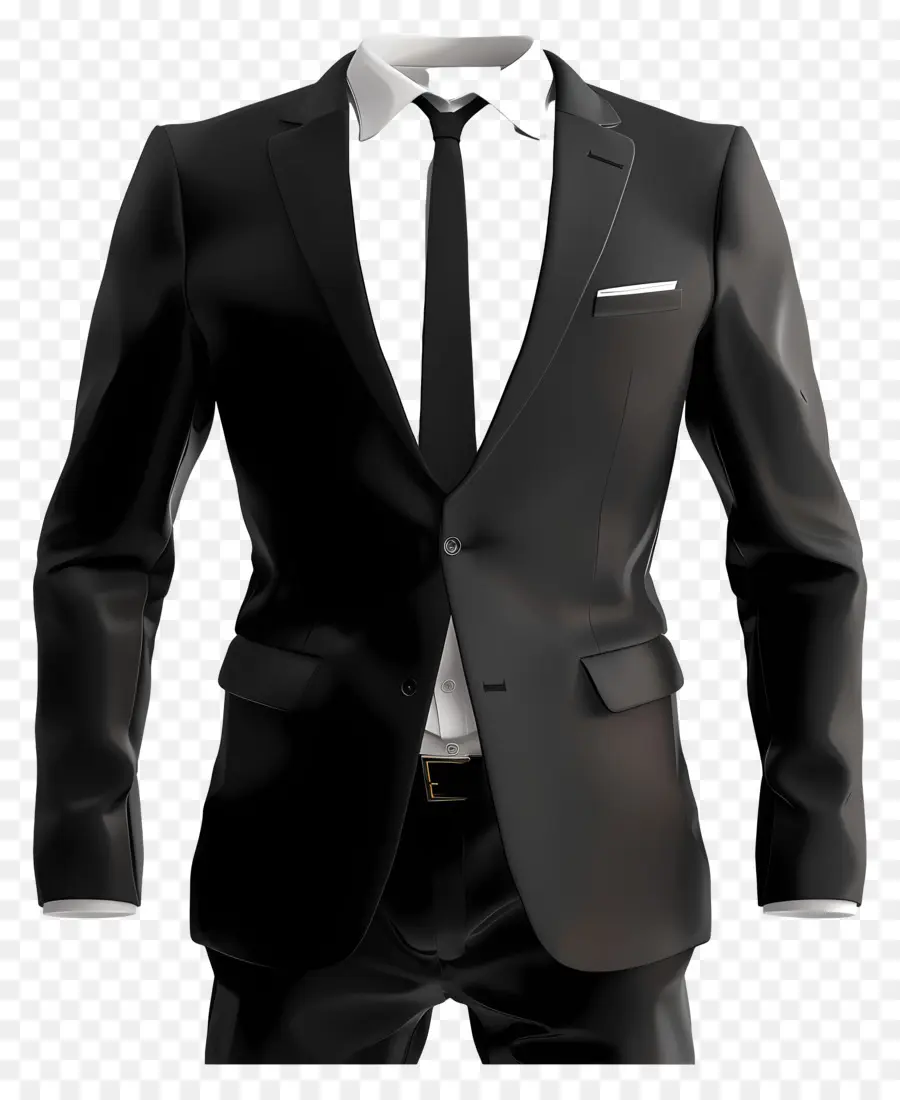 بدلة سوداء，الملابس الأعمال PNG