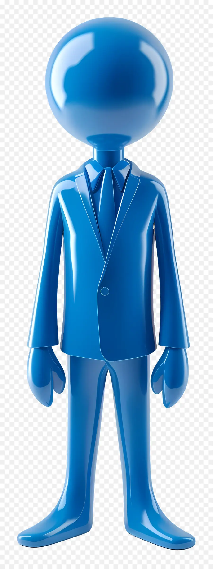 بدلة زرقاء，رجل أعمال PNG