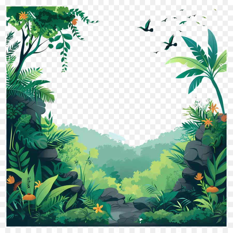 خلفية الطبيعة，الغابة PNG