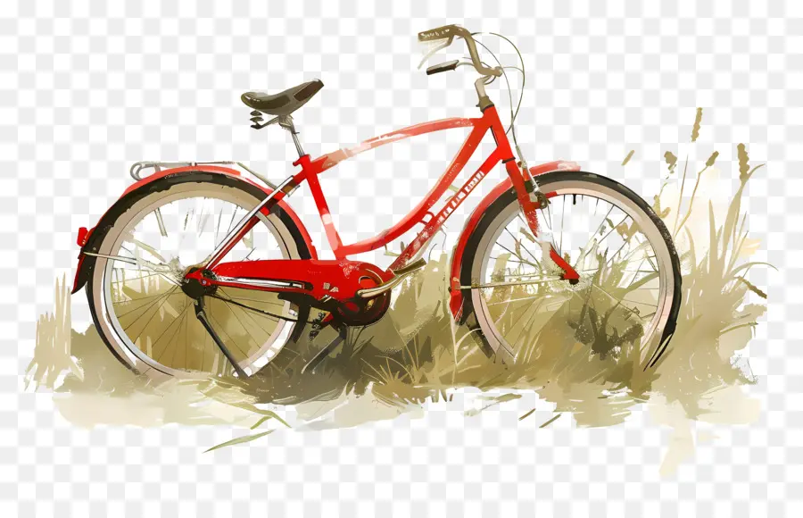 عالم الدراجات اليوم，دراجة حمراء PNG