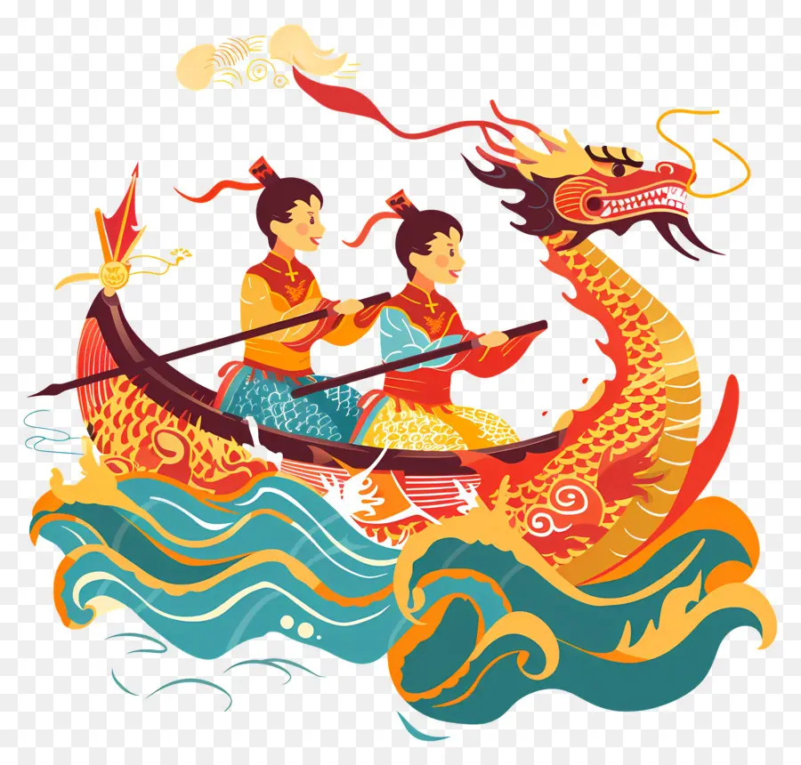 مهرجان قوارب التنين，القارب الصيني التقليدي PNG