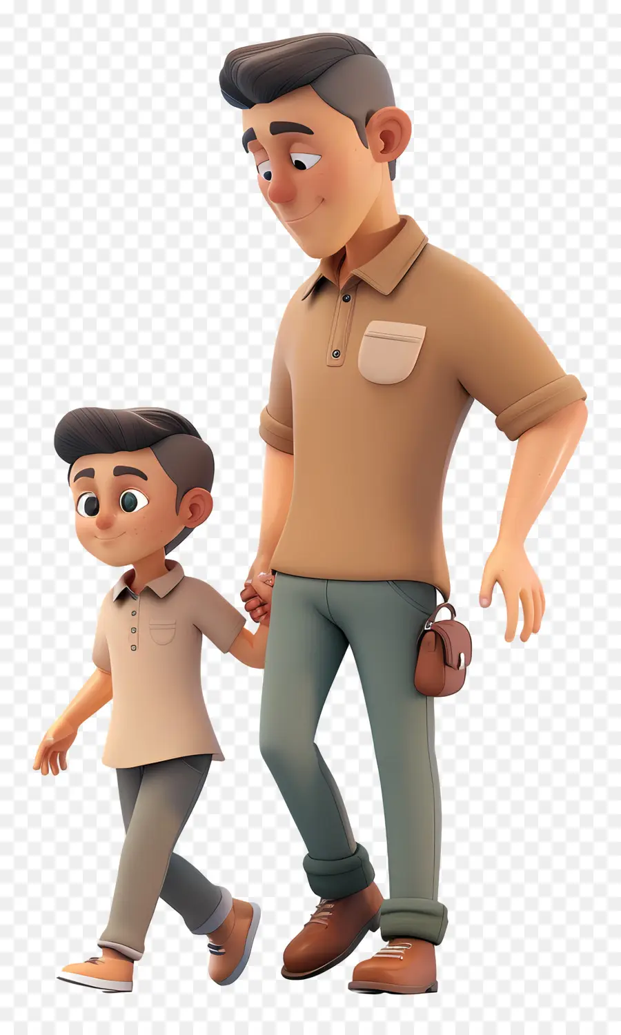 الأب والابن المتحركة，الأب والابن PNG