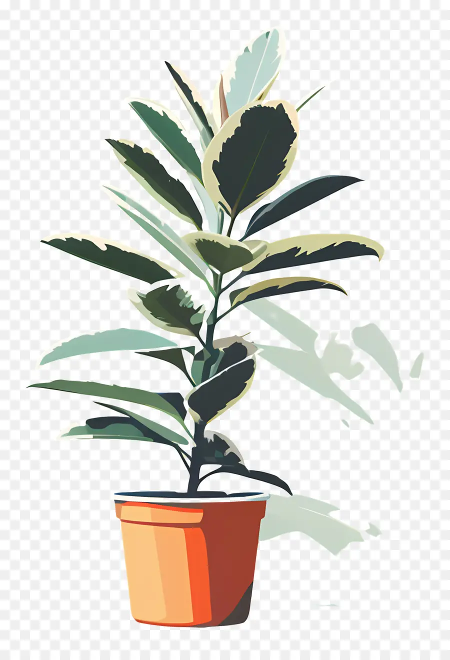 محفوظ بوعاء النباتات，نبات داخلي PNG