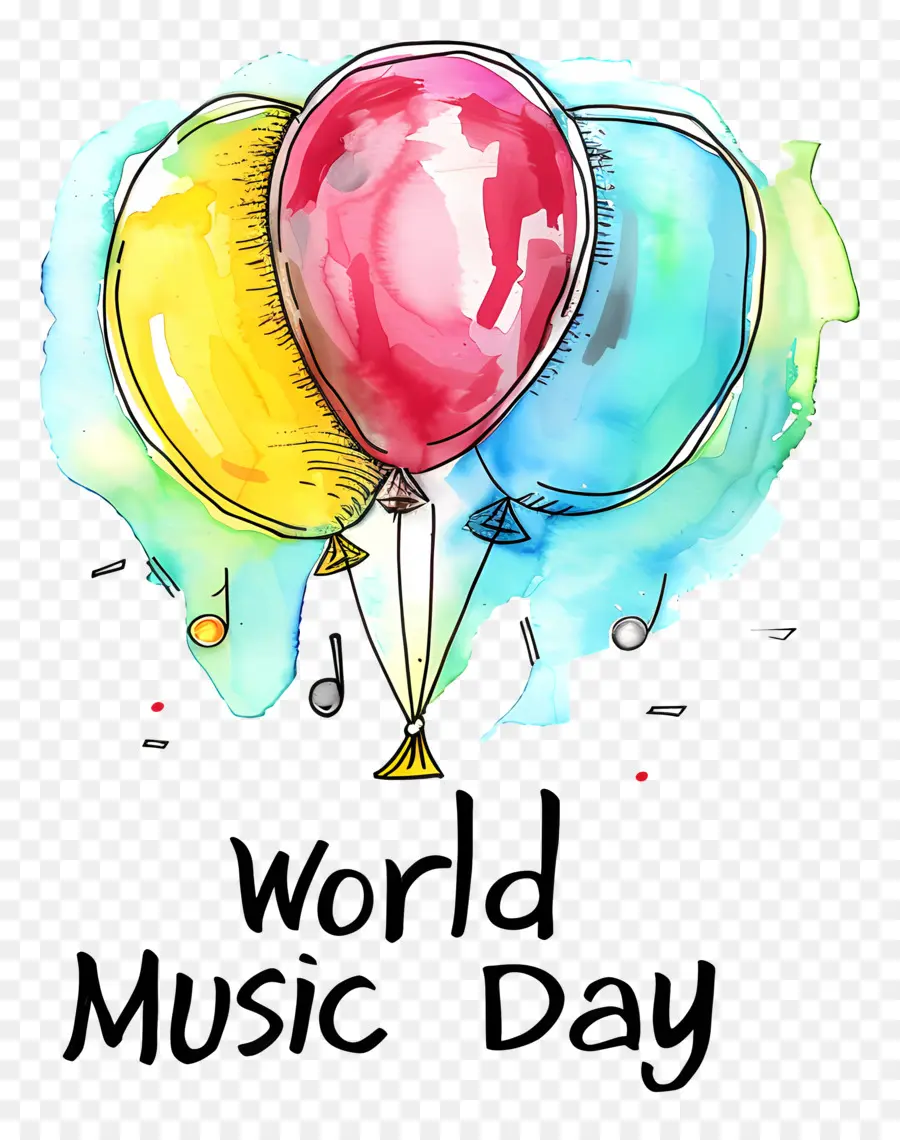 عالم الموسيقى اليوم，البالونات PNG