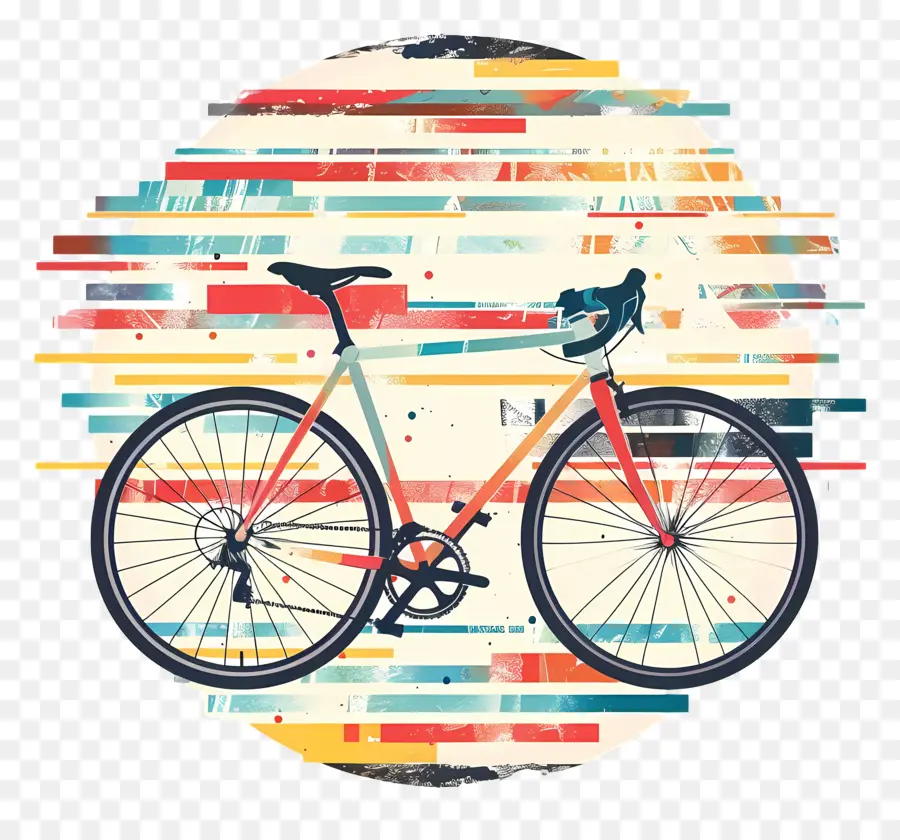 عالم الدراجات اليوم，الفن التجريدي PNG
