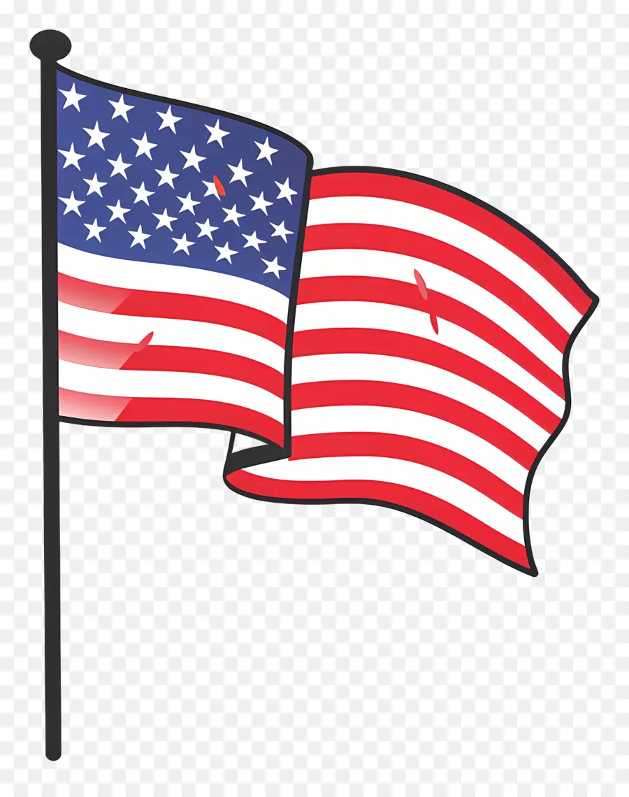 يوم الذكرى，علم الولايات المتحدة PNG