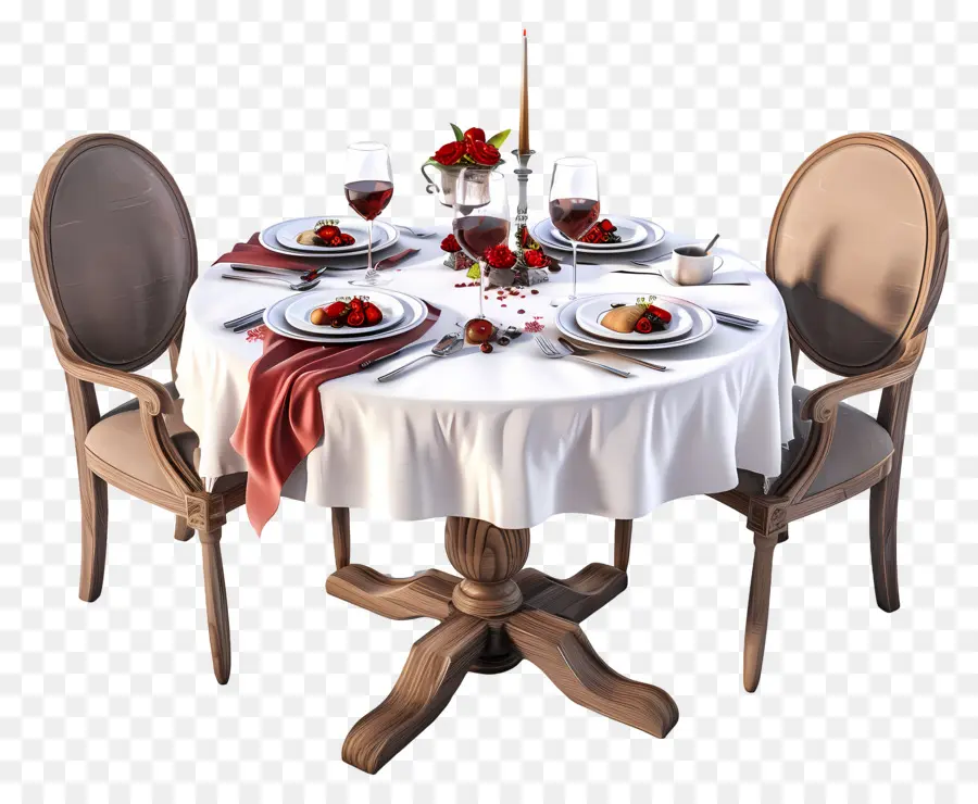 مائدة عشاء رومانسية，مائدة العشاء PNG