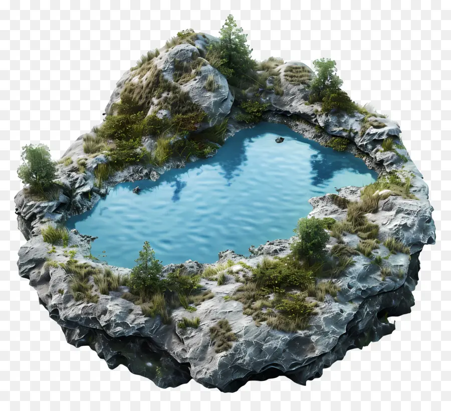 بحيرة，حمام سباحة مستدير PNG