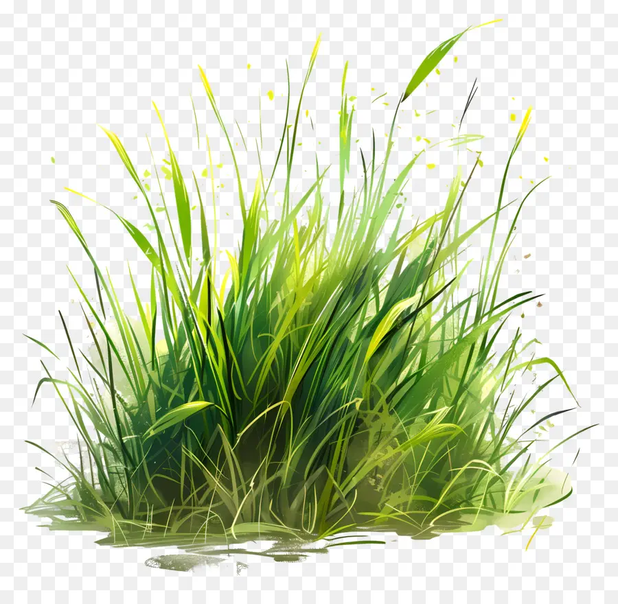 العشب الأخضر，العشب الرطب PNG
