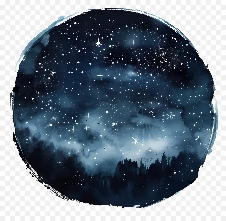 سماء الليل，النجوم PNG