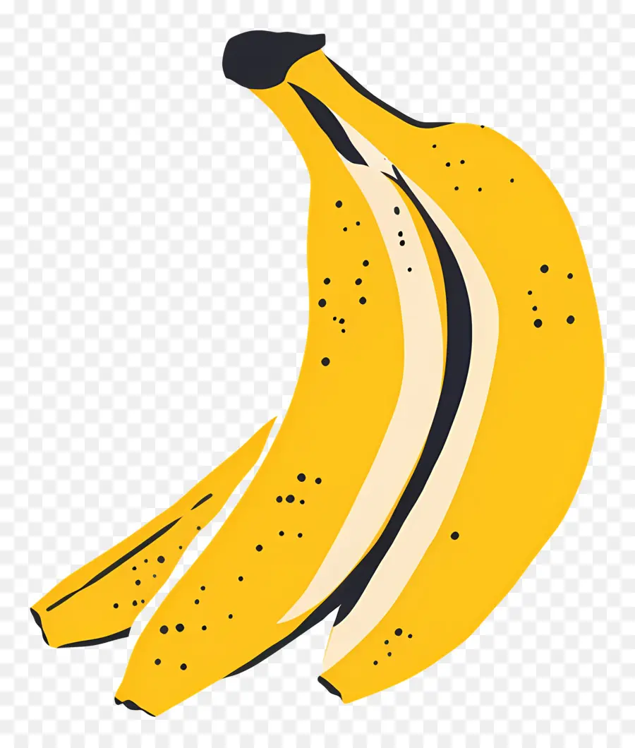 الموز，قشر PNG