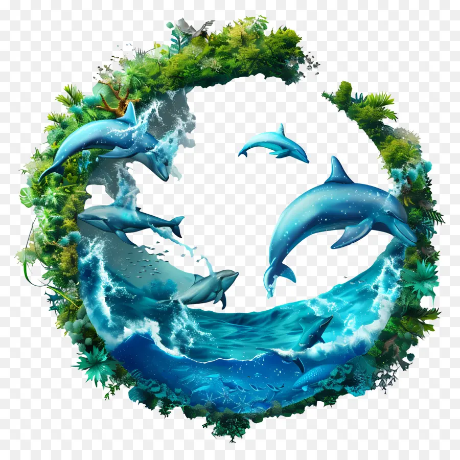 اليوم العالمي للمحيطات，الدلافين PNG