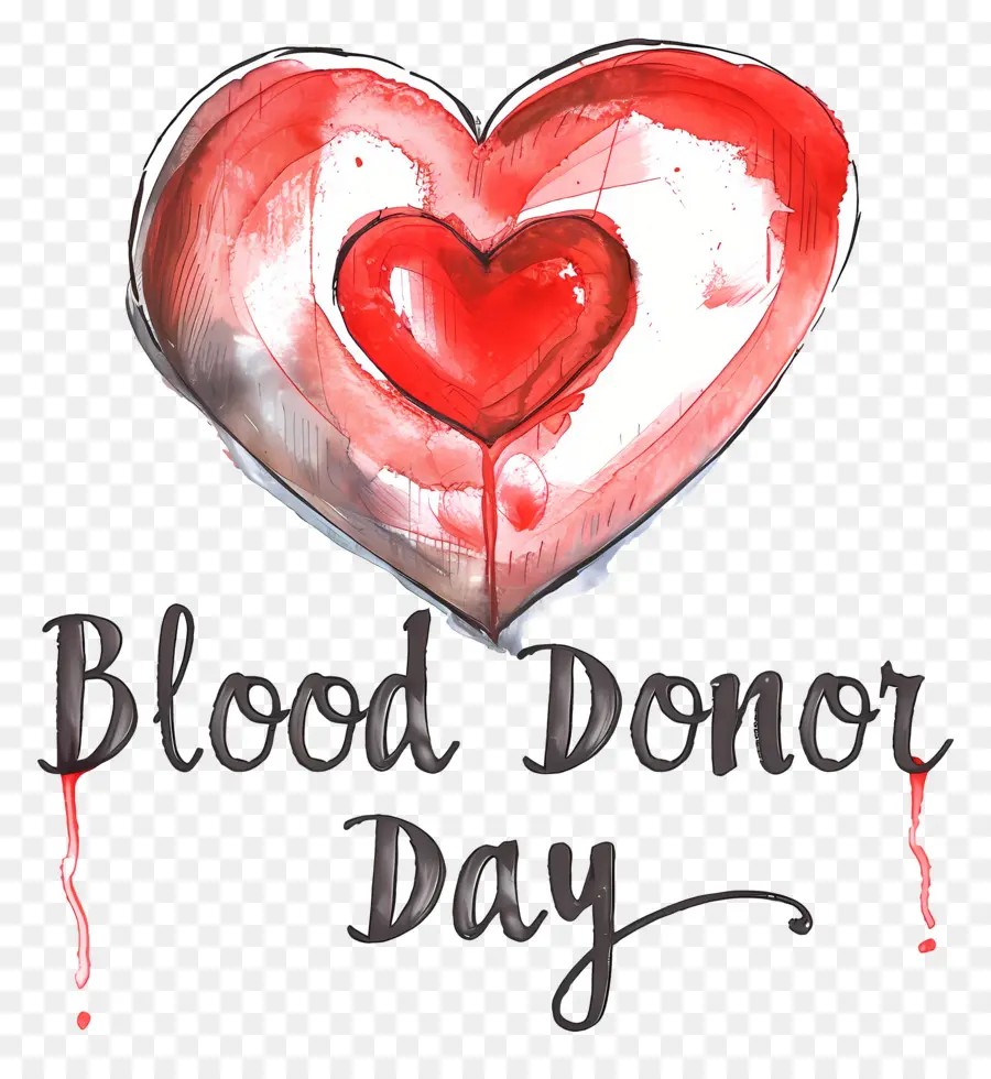 اليوم العالمي للمتبرعين بالدم，القلب PNG