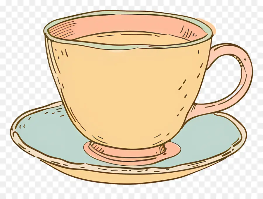 كأس الشاي，فنجان القهوة خمر PNG