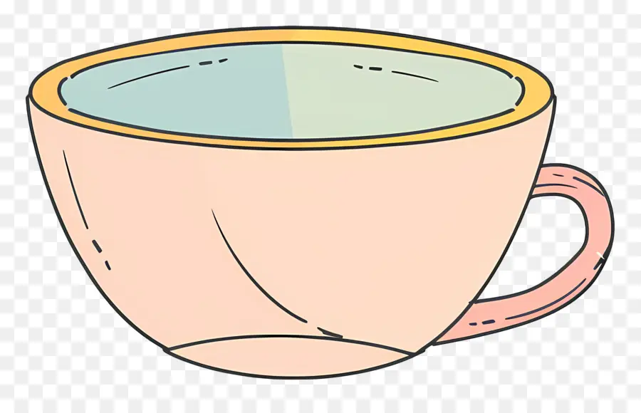 كأس الشاي，الوردي كأس PNG