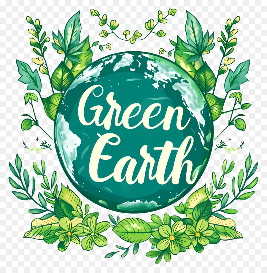 يوم البيئة العالمي，الأرض الخضراء PNG