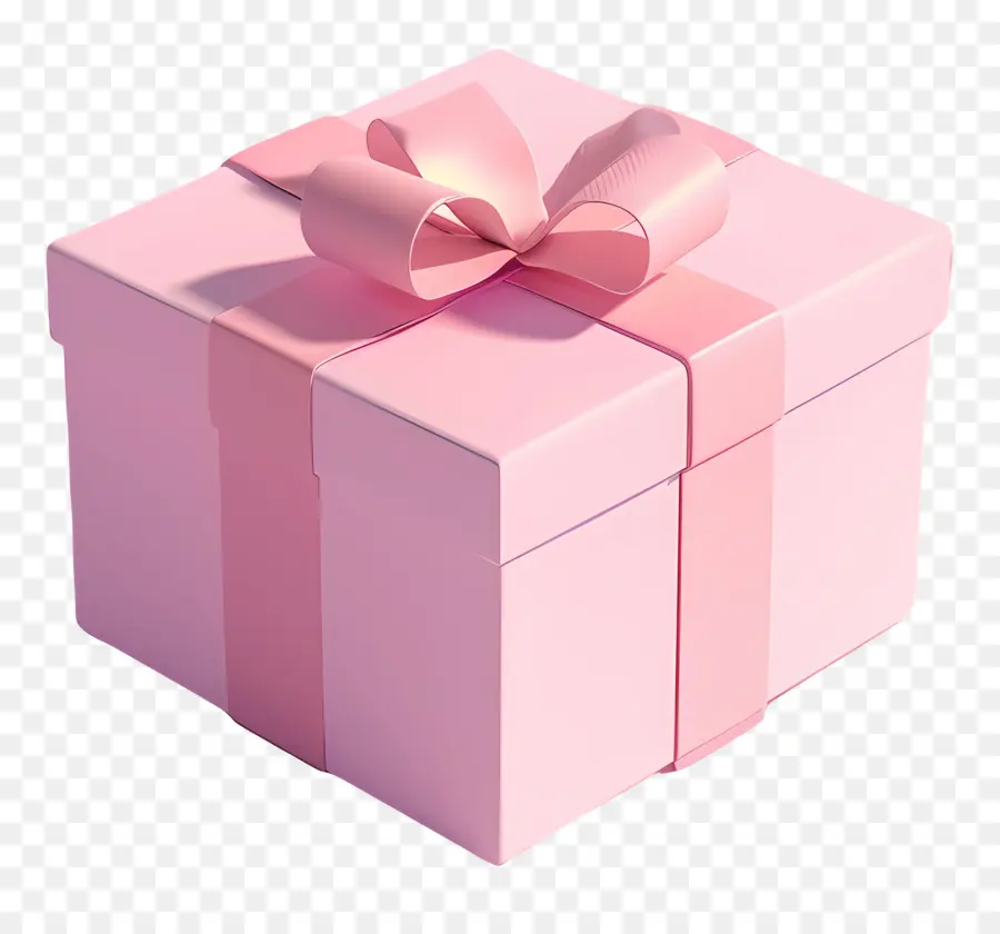 هدية مربع，الوردي PNG