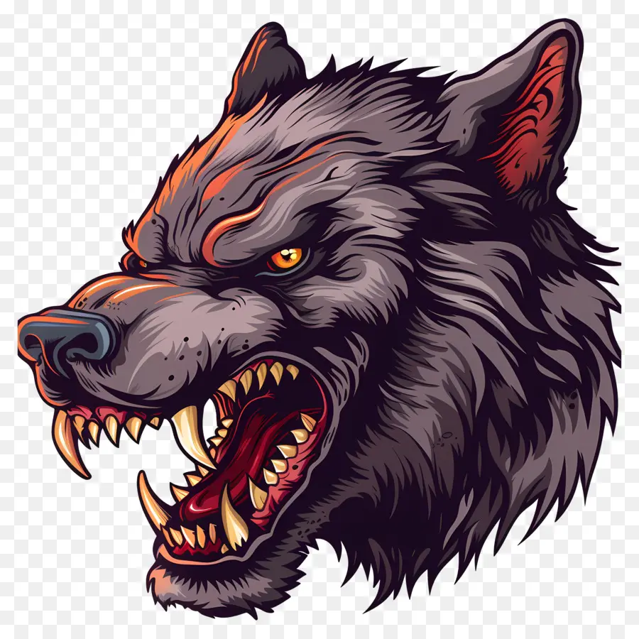 بالذئب，الكرتون PNG