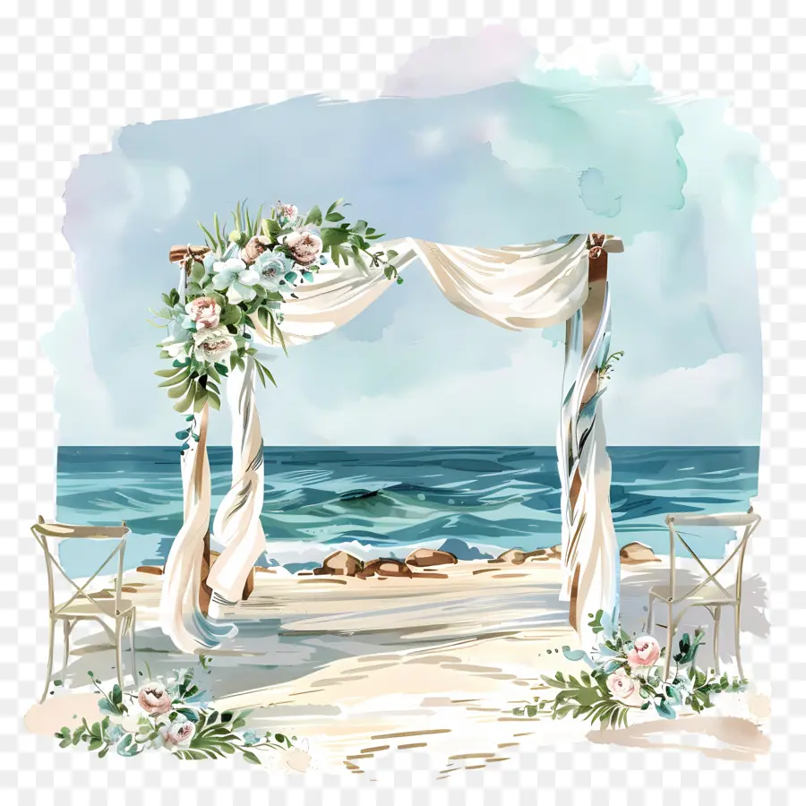 حفل زفاف الشاطئ，حفل المحيط PNG