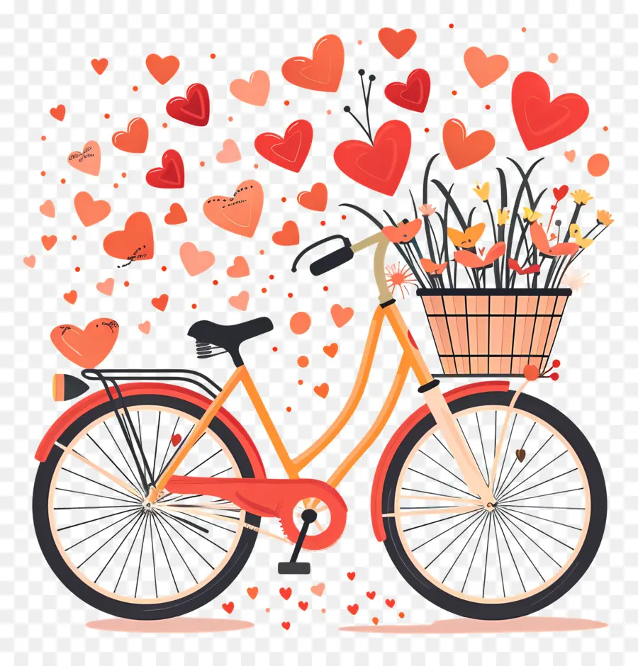 تصميم الحب，دراجات PNG