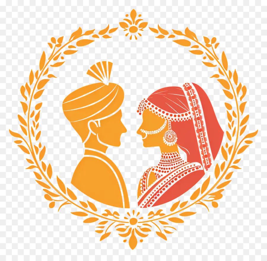 الزفاف الهندي，حفل زفاف هندي تقليدي PNG