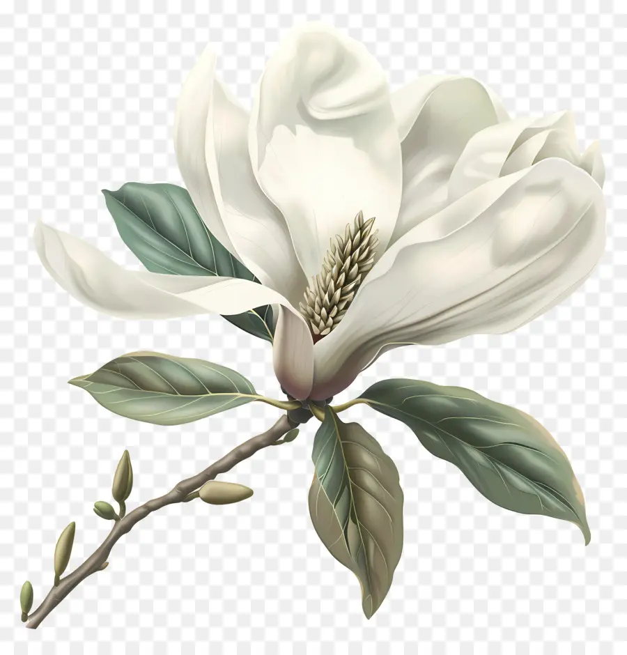 الأبيض ماغنوليا，زهور ماغنوليا PNG