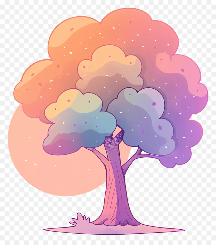شجرة，الكرتون شجرة PNG