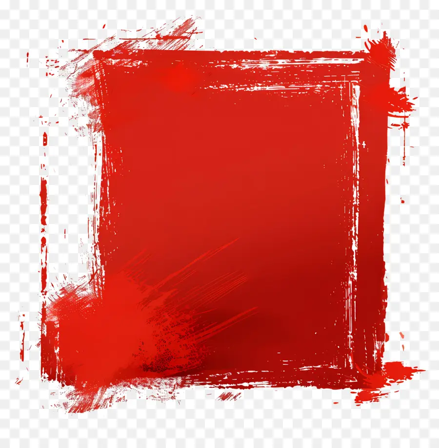 مربع النص，إطار أحمر PNG