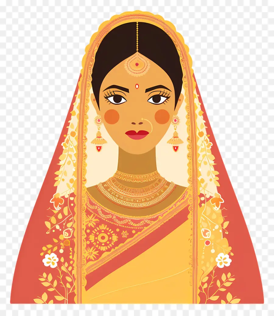 الزفاف الهندي，العروس الهندية PNG