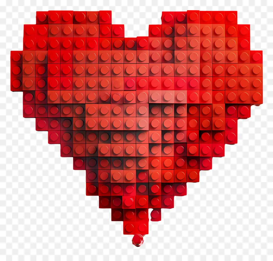 قلب أحمر，ليغو PNG