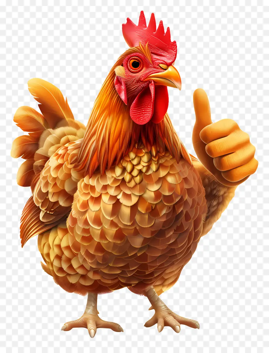 الإبهام，الدجاج PNG