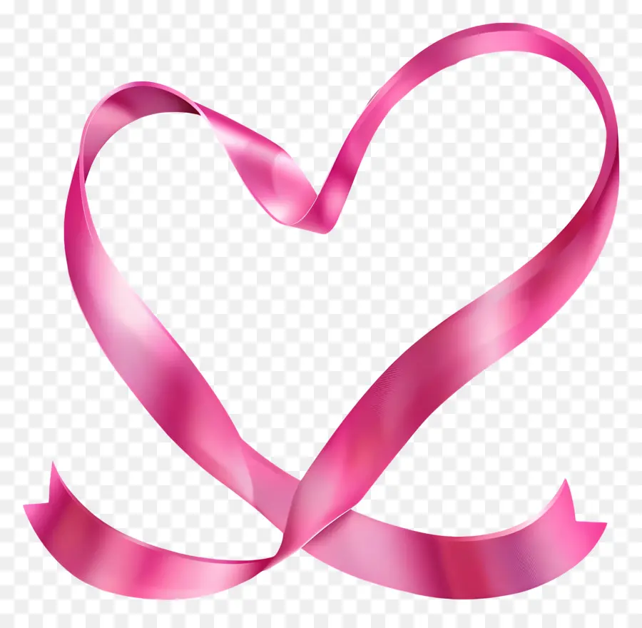القلب الوردي，التوعية بسرطان الثدي PNG
