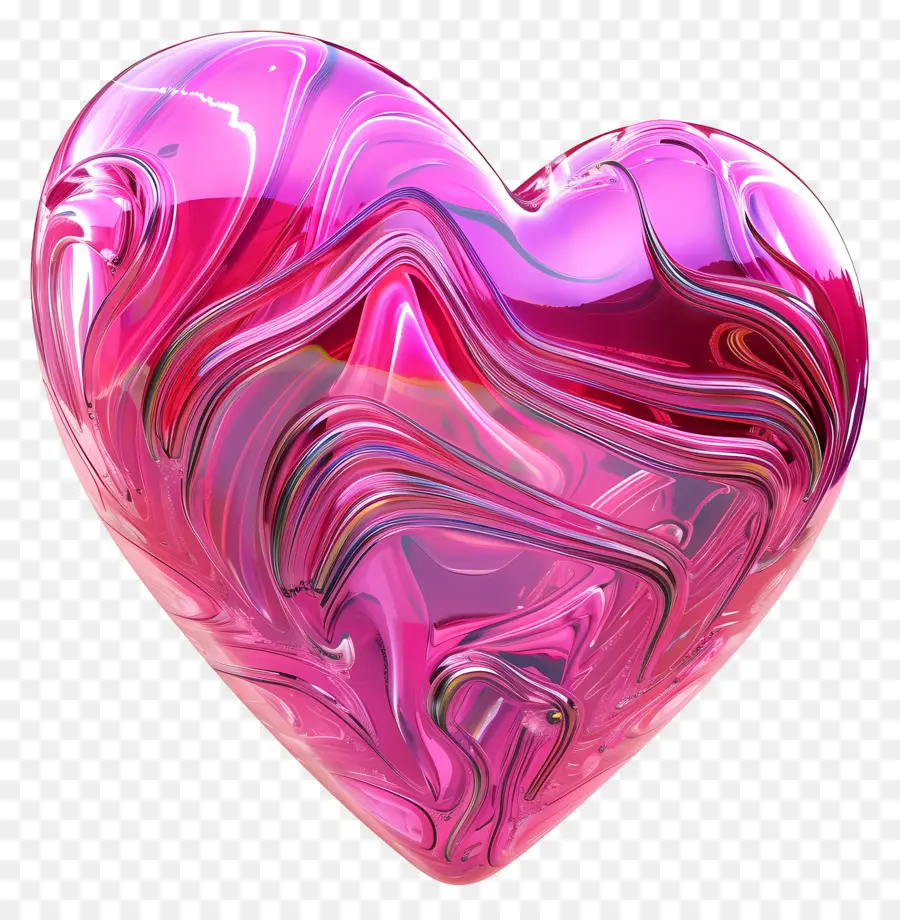 القلب الوردي，شكل قلب ، PNG