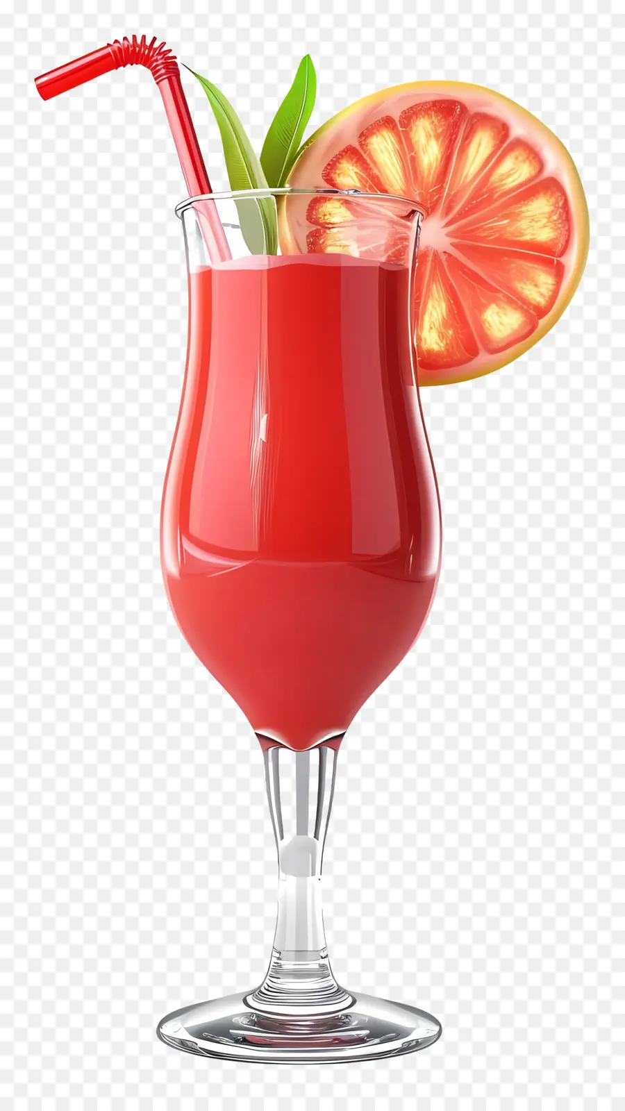 كوكتيل أحمر，مشروب وردي PNG