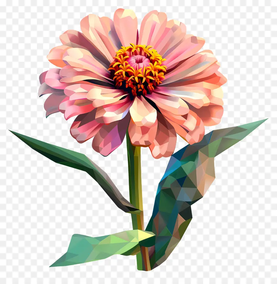 فن الزهور الرقمية，زهرة الوردي PNG